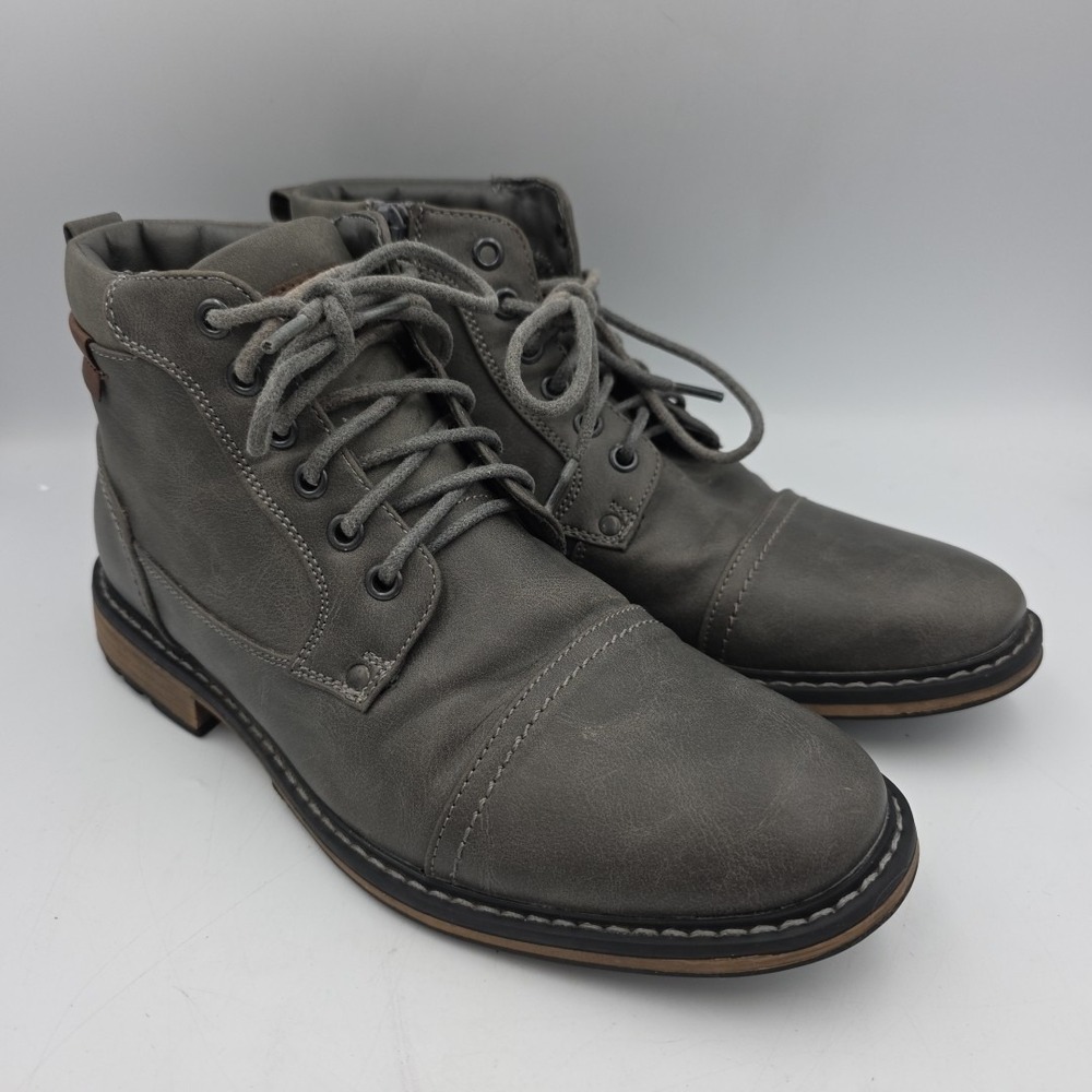 BKE Clay Boot Men's Size 8 Gray Side Zip Chukka Boot